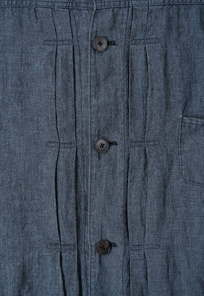 Art if acts - Linen Trucker Jacket (Indigo) product image 12 | TRAB K-Fashion Australia