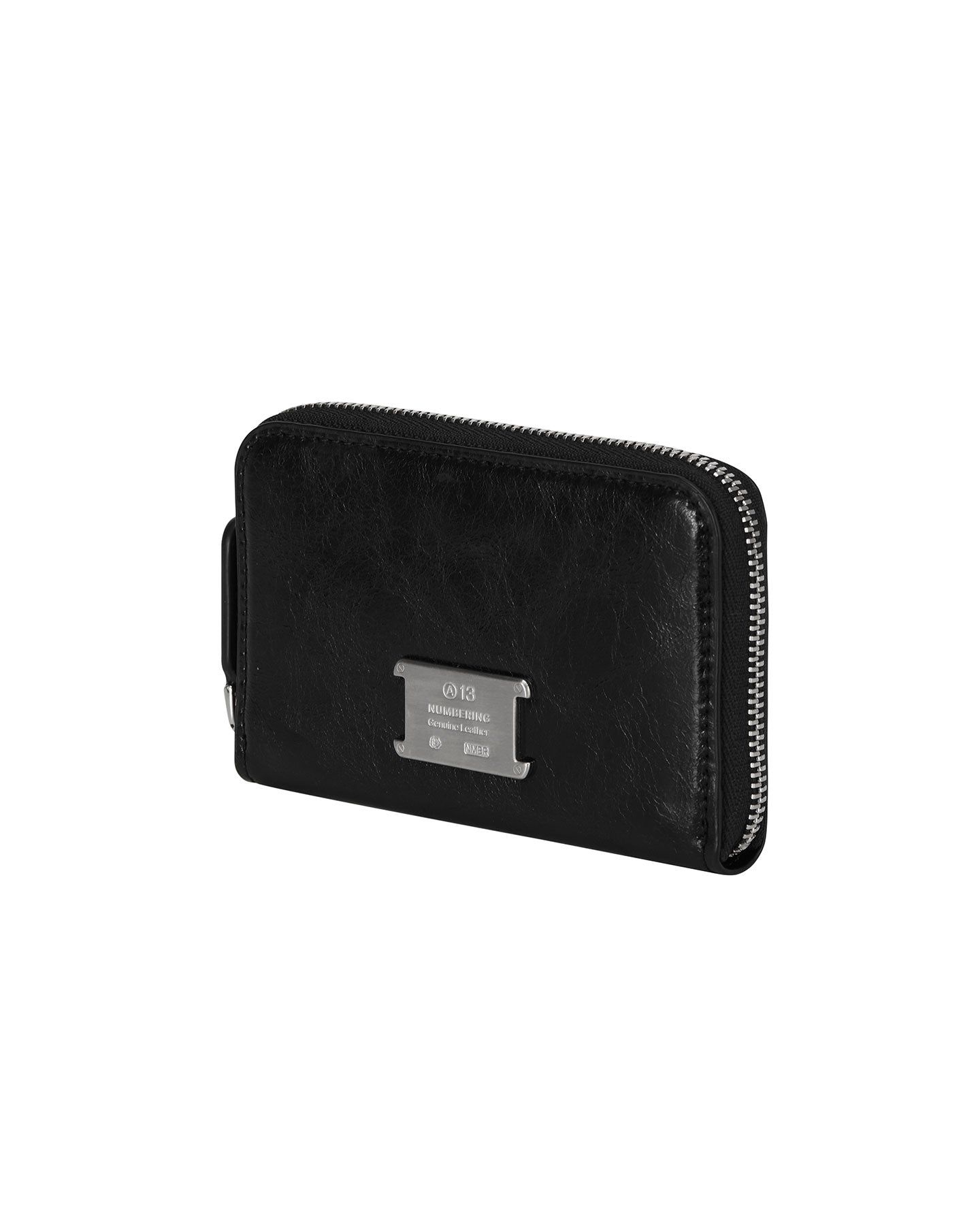 Numbering - Zipper Cracked Leather Card Wallet #1057 product image 3 | TRAB K-Fashion Australia