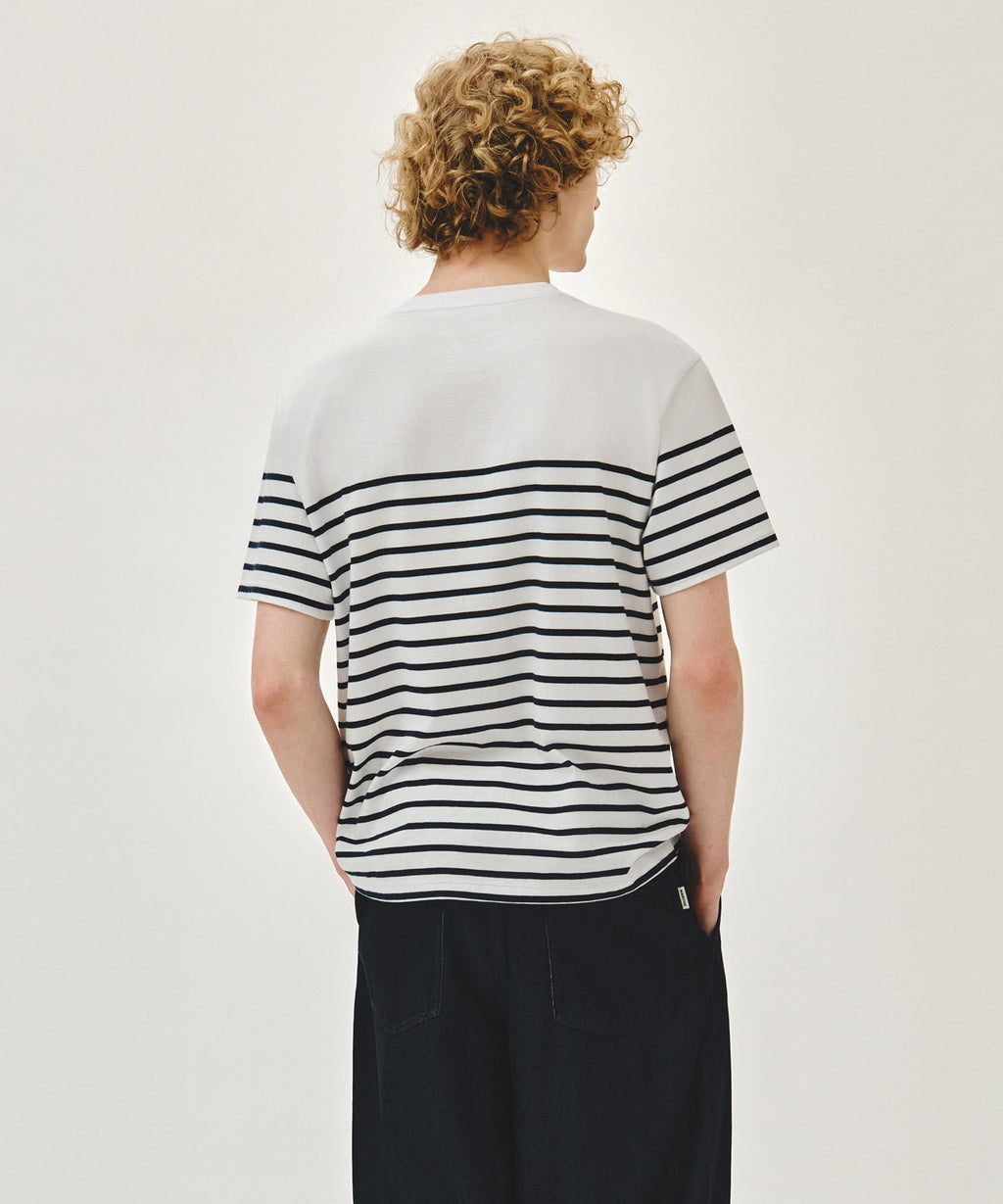 Marithe & Francois Girbaud - Block Stripe Tee (Navy) product image 3 | TRAB K-Fashion Australia