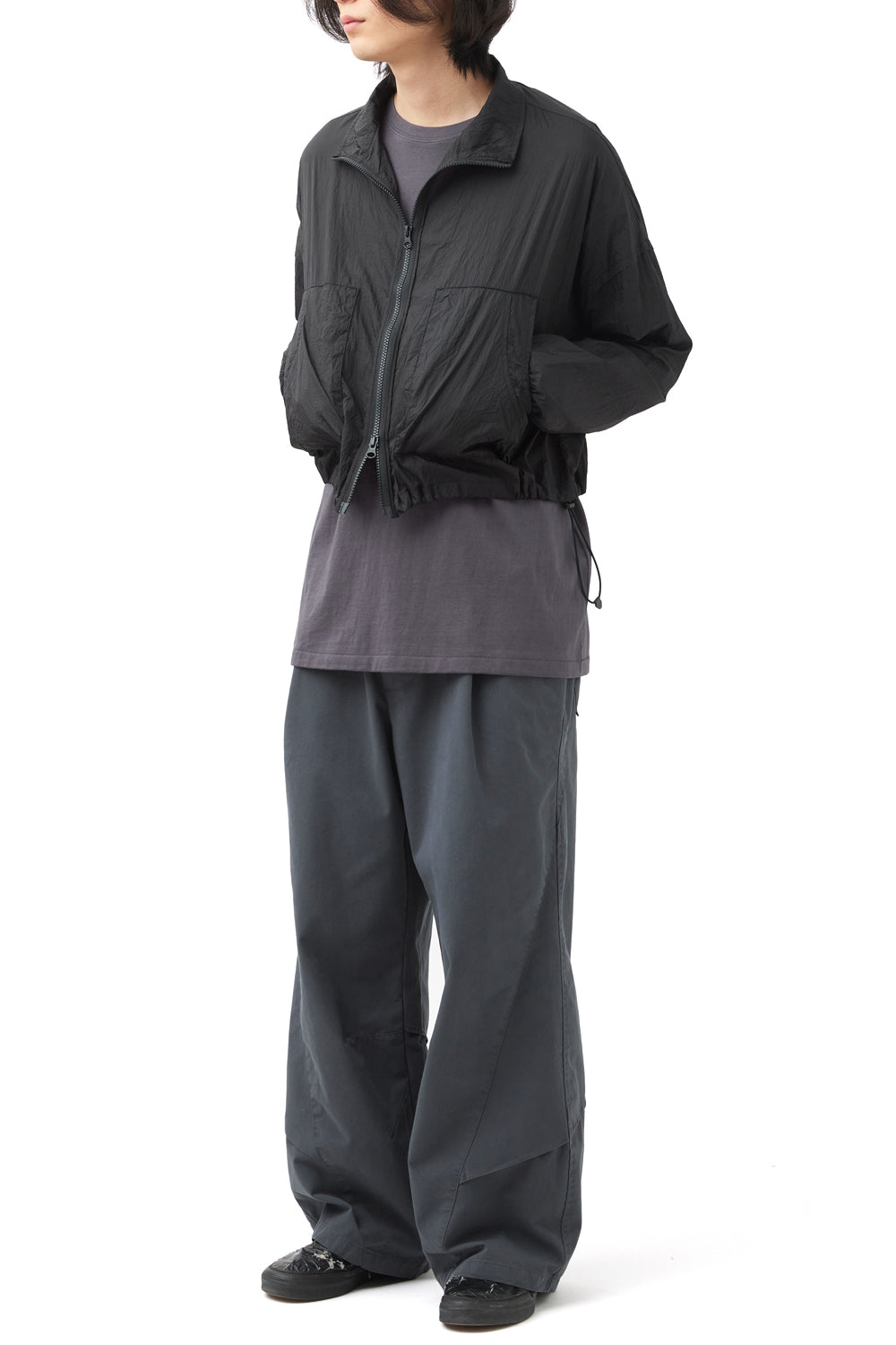 Hatchingroom - Bolero Jacket Creased (Black) product image 7 | TRAB K-Fashion Australia