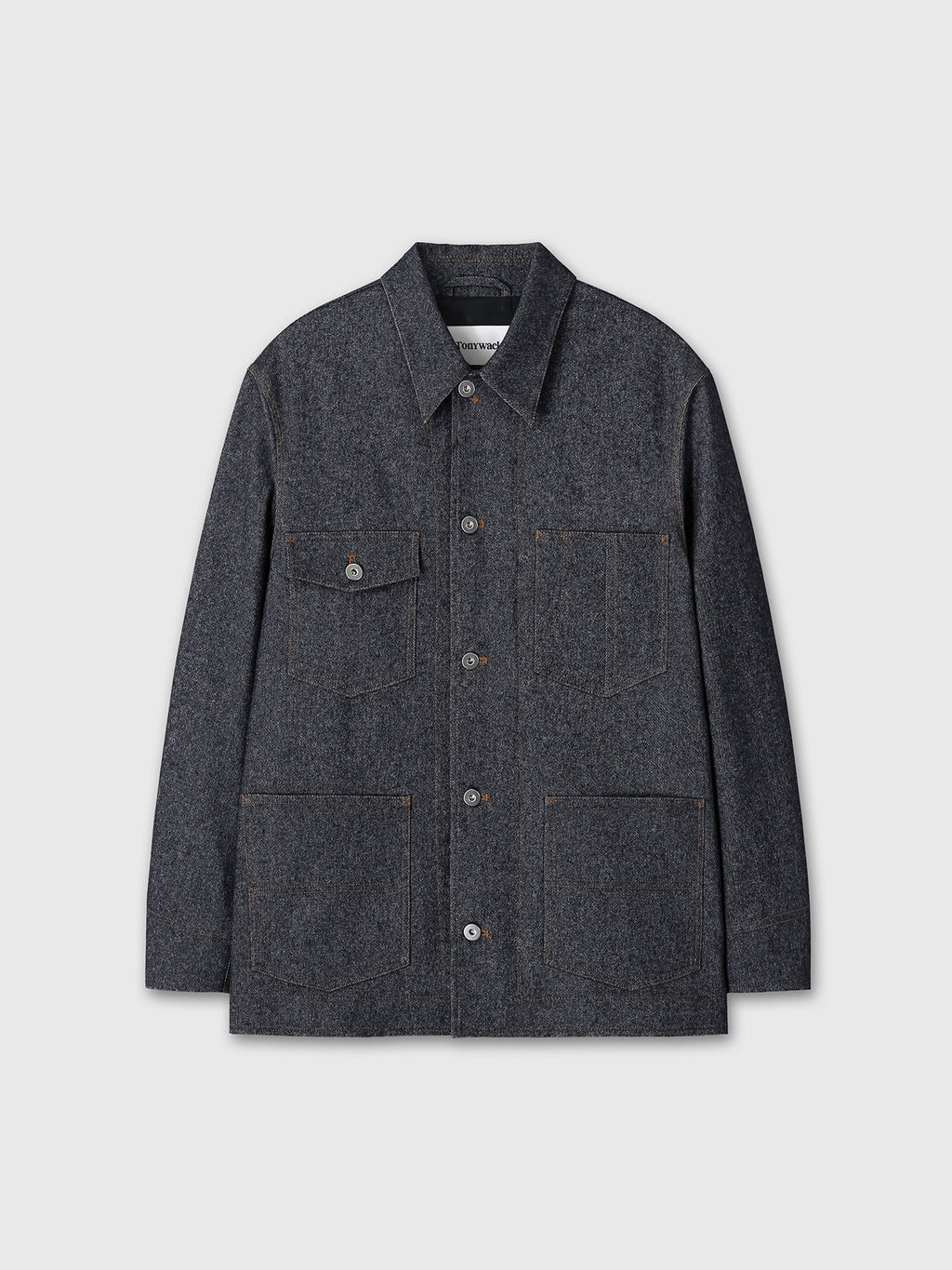 Tonywack - Wool Denim Chore Jacket Italian Fabric (Dark Indigo) product image 11 | TRAB K-Fashion Australia
