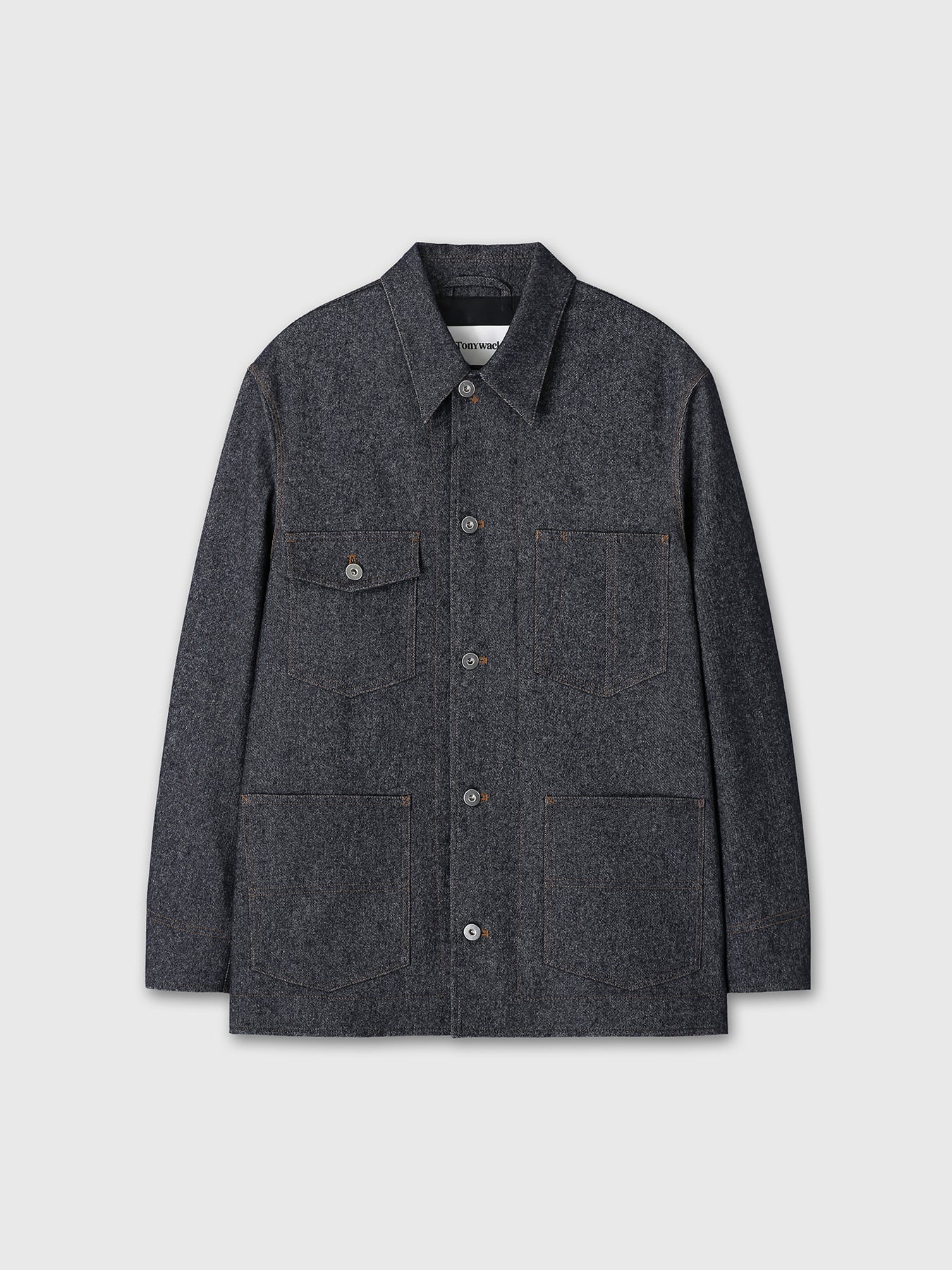 Tonywack - Wool Denim Chore Jacket Italian Fabric (Dark Indigo) product image 11 | TRAB K-Fashion Australia