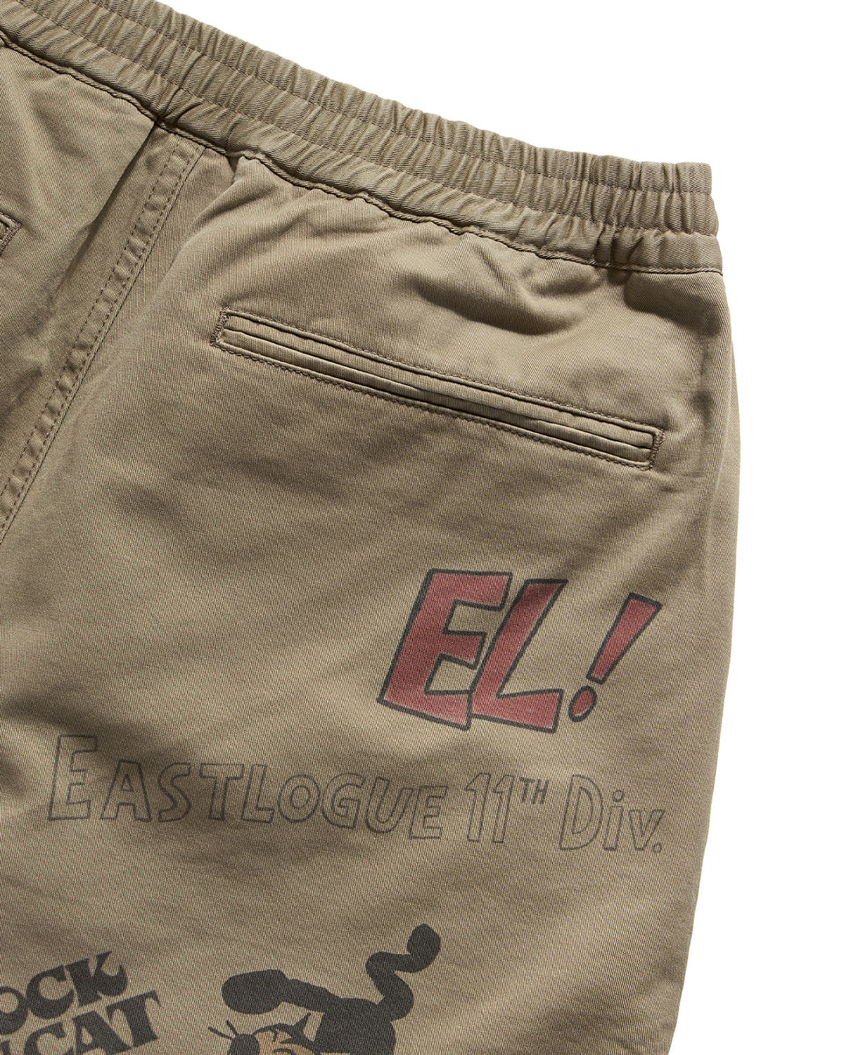 Eastlogue - Felix Vintage Printing Easy Shorts (Beige) product image 4 | TRAB K-Fashion Australia