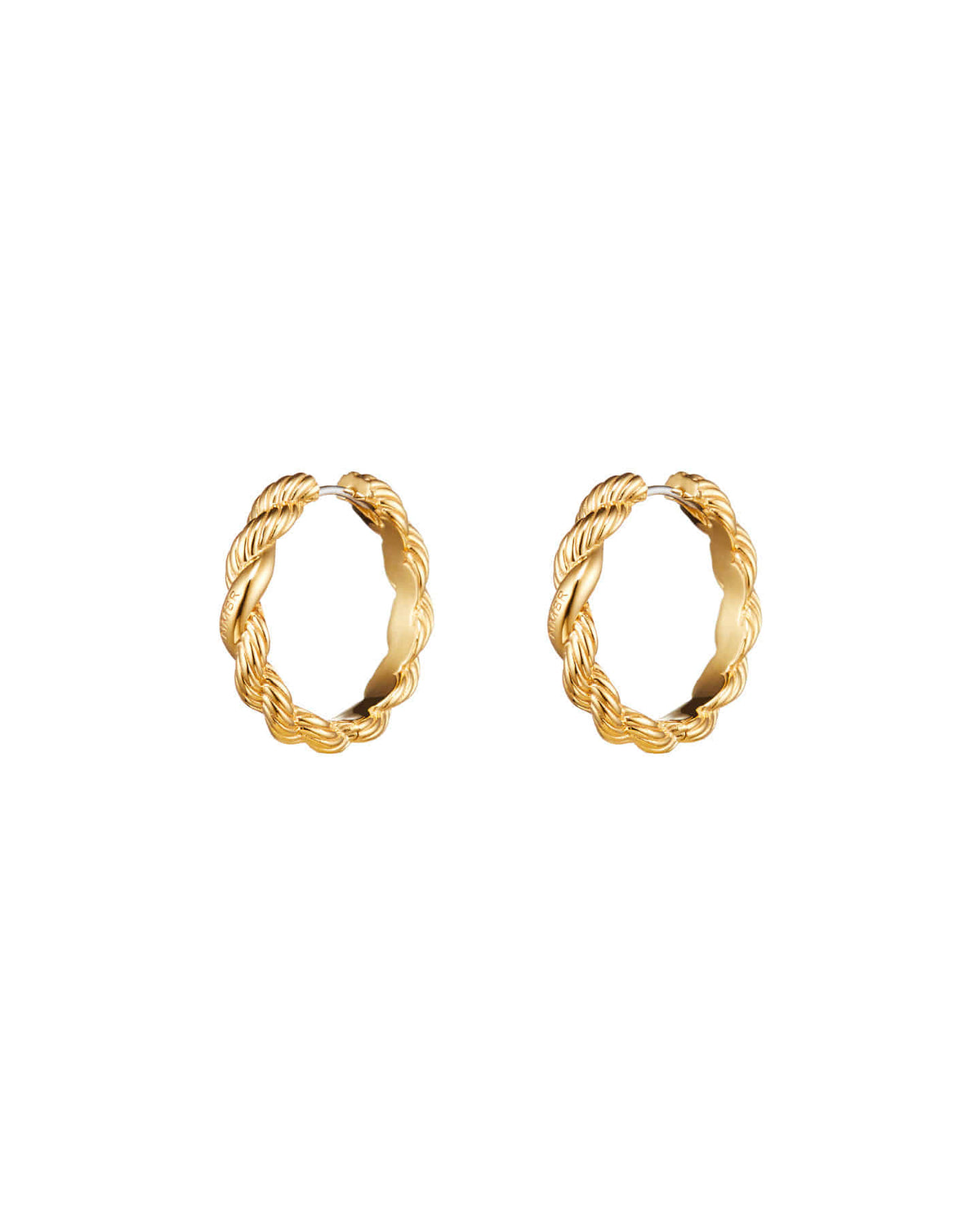Numbering - Rope Texture Hoop Earrings #6104 product image 12 | TRAB K-Fashion Australia