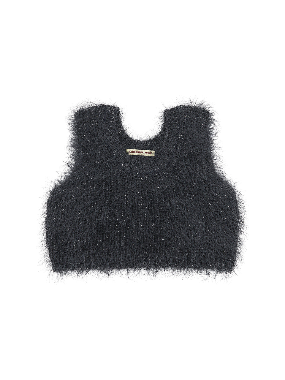 Margarin Fingers - Brush Crop Knit Vest (Charcoal) product image 2 | TRAB K-Fashion Australia