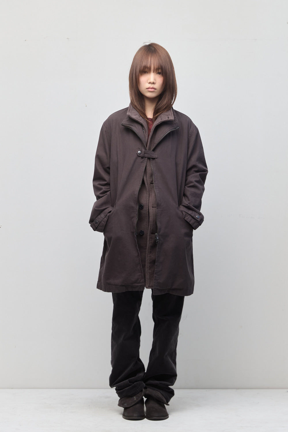 Hatchingroom - Layer Parka (Purple Brown) product image 14 | TRAB K-Fashion Australia