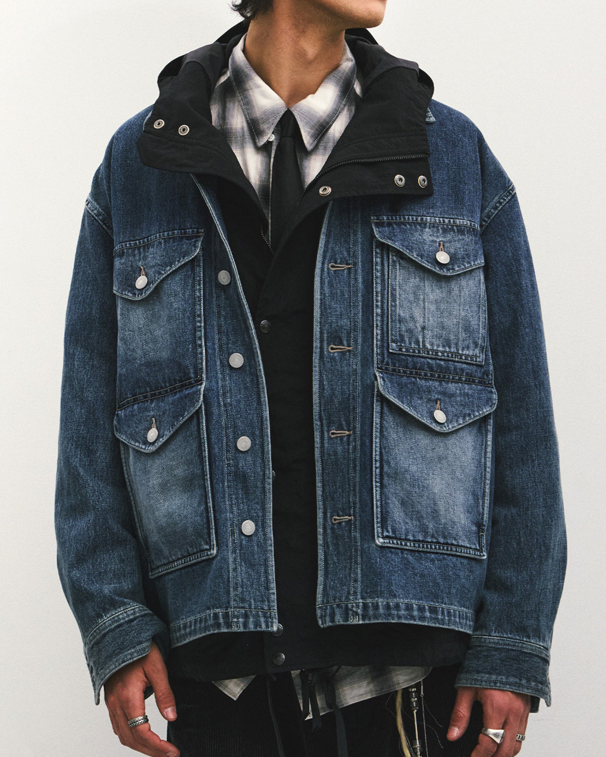 Eastlogue - Cruiser Jacket (Light Indigo) product image 3 | TRAB K-Fashion Australia