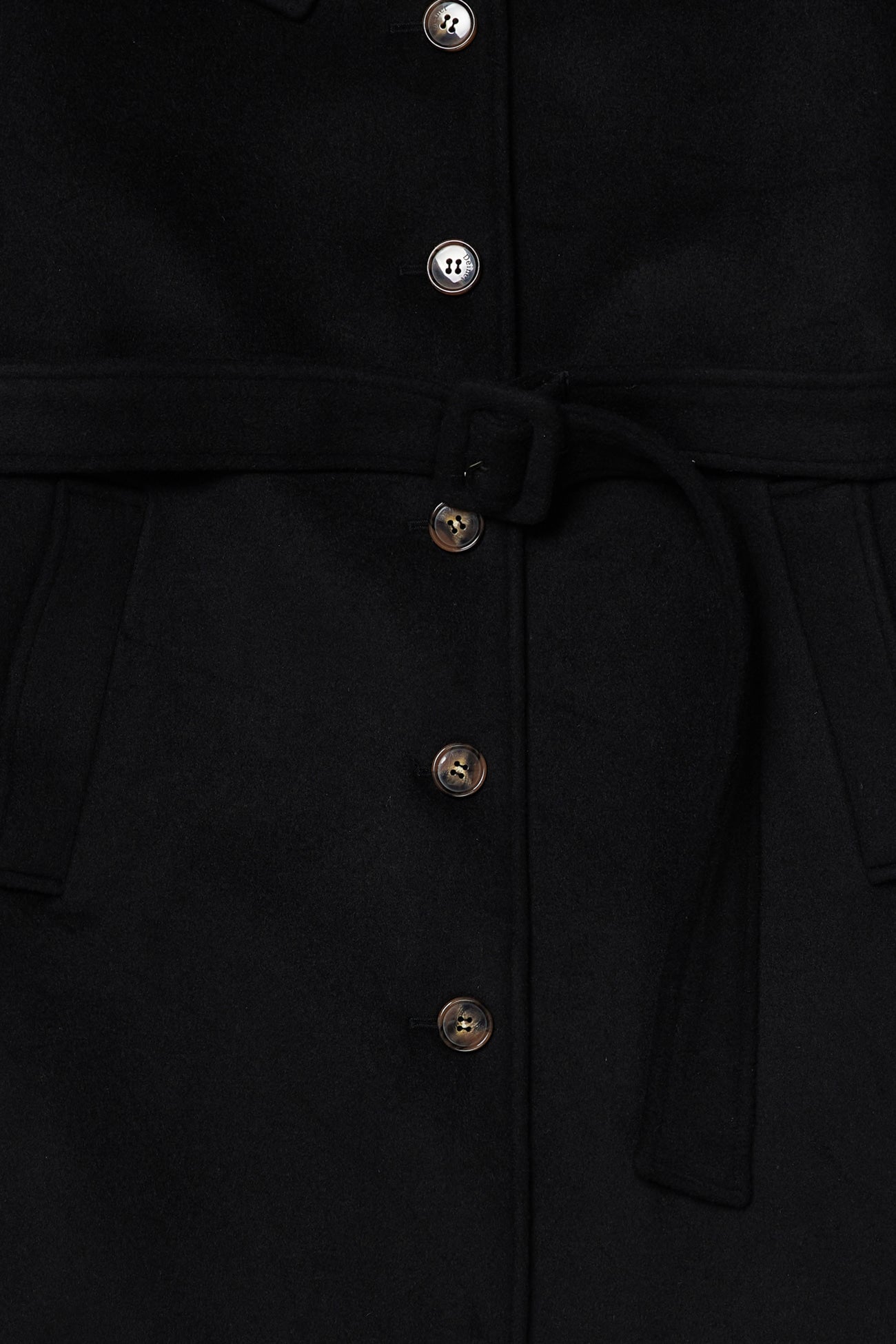 Deinet - Cashmere Blend Overfit Long Coat (Black) product image 5 | TRAB K-Fashion Australia