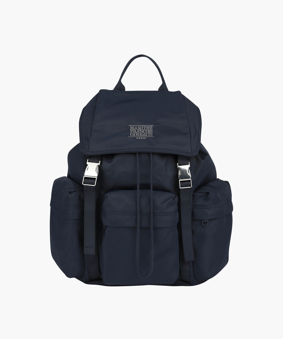 Marithe & Francois Girbaud - Classic Logo Metal Buckle Backpack (Navy) product image 1 | TRAB K-Fashion Australia
