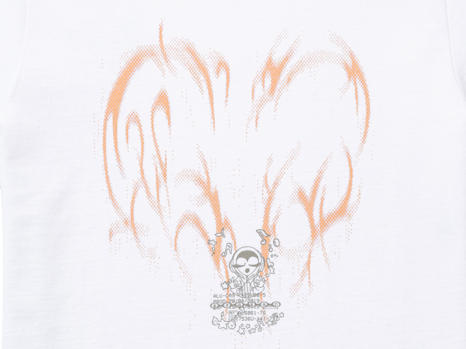 San San Gear - Pulse Of Rebirth T-Shirt_0 (White) product image 7 | TRAB K-Fashion Australia