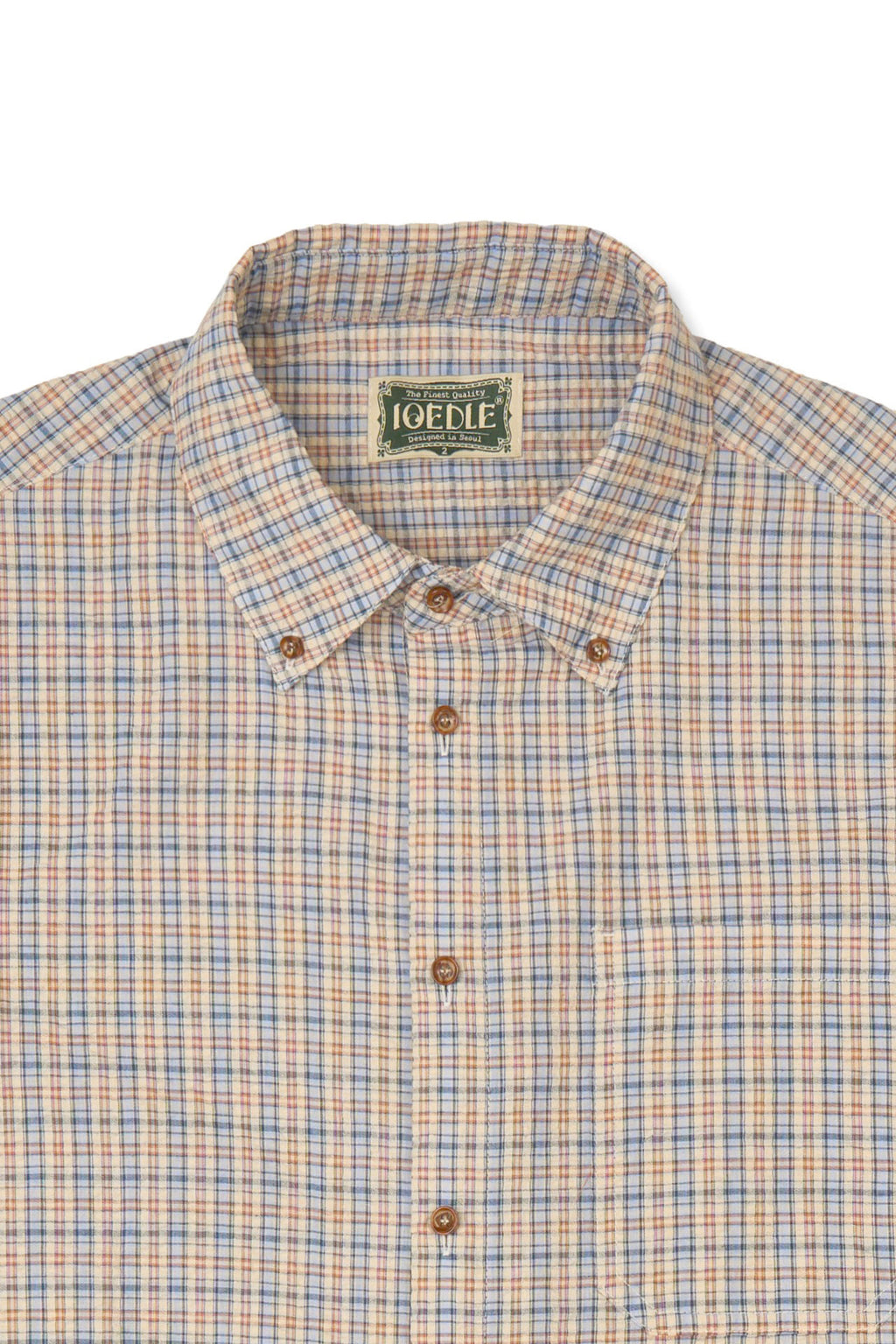Ioedle - Rocket Slit Short Sleeve Shirt (Sky Blue) product image 5 | TRAB K-Fashion Australia