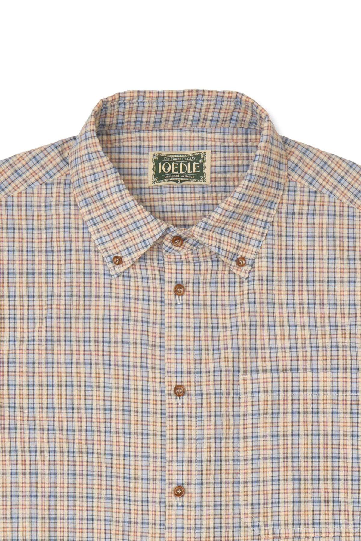 Ioedle - Rocket Slit Short Sleeve Shirt (Sky Blue) product image 5 | TRAB K-Fashion Australia