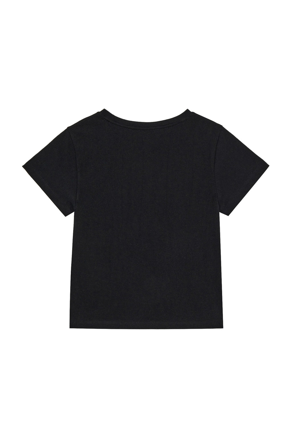 Deinet - Lettering Graphic Slimsized T-Shirt (Black) product image 2 | TRAB K-Fashion Australia