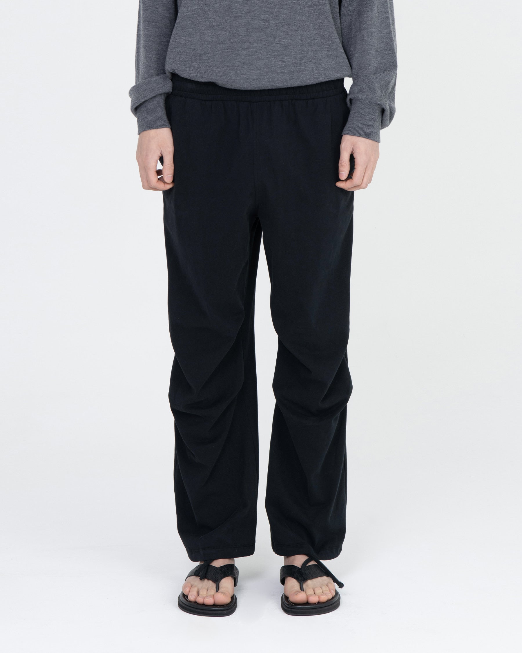 Brownyard - Smooth Jersey Parachute Pants (Vintage Black) product image 1 | TRAB K-Fashion Australia