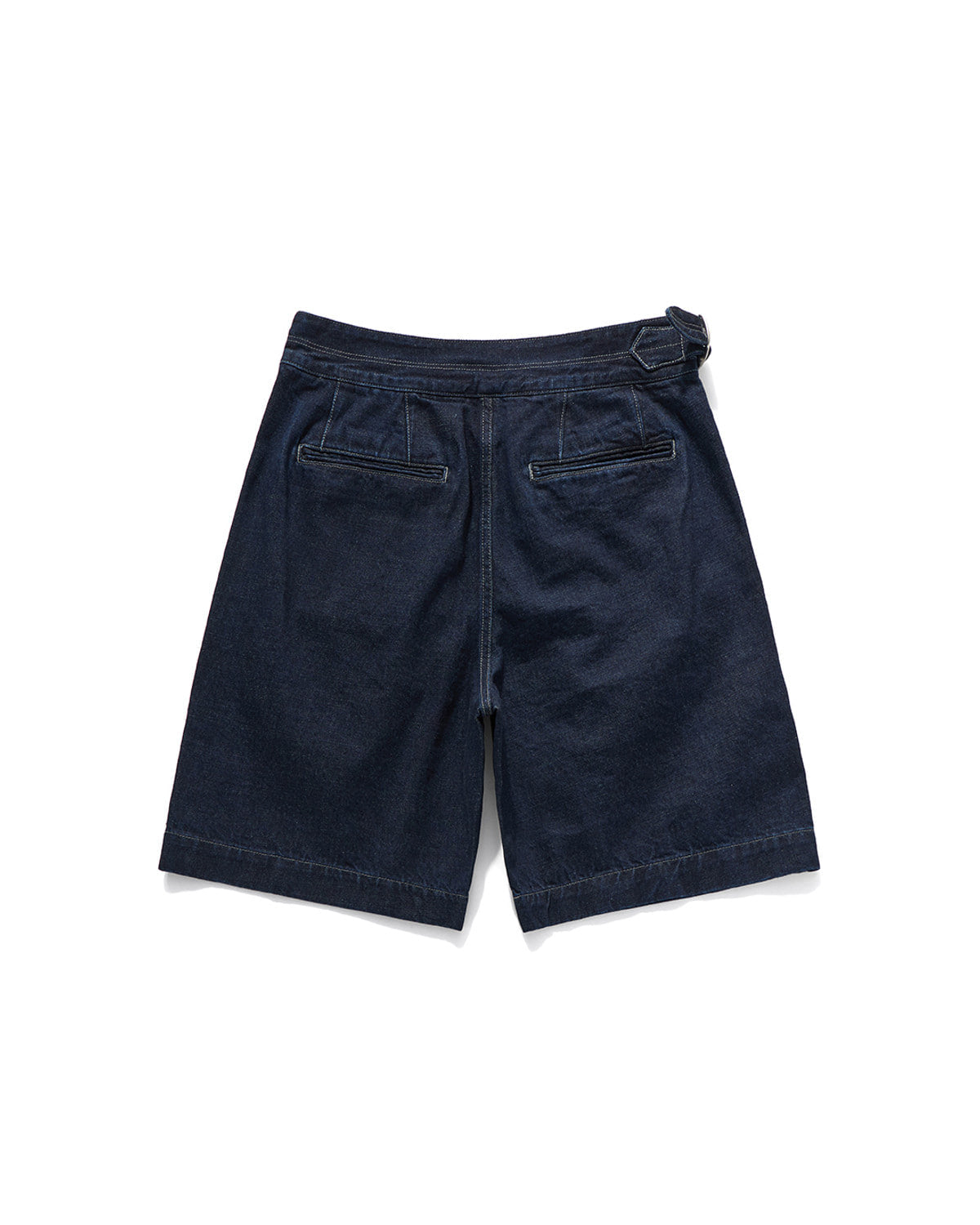 Eastlogue - Belted Trooper Comfort Shorts (Indigo Denim) product image 2 | TRAB K-Fashion Australia