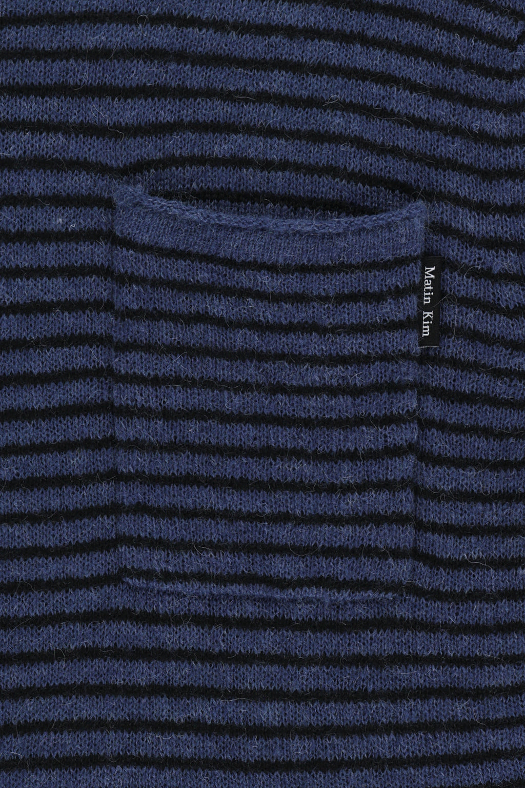 Matin Kim - Multi Stripe Alpaca Blended Knit Pullover (Blue) product image 5 | TRAB K-Fashion Australia