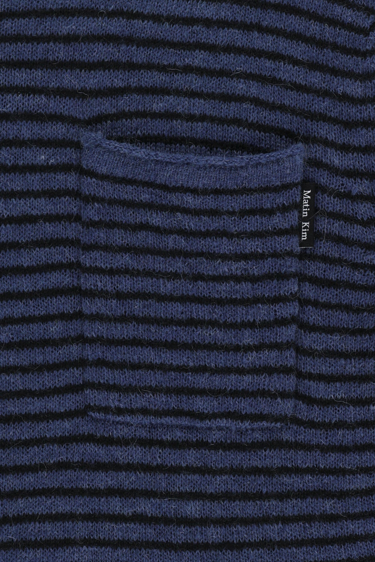 Matin Kim - Multi Stripe Alpaca Blended Knit Pullover (Blue) product image 5 | TRAB K-Fashion Australia