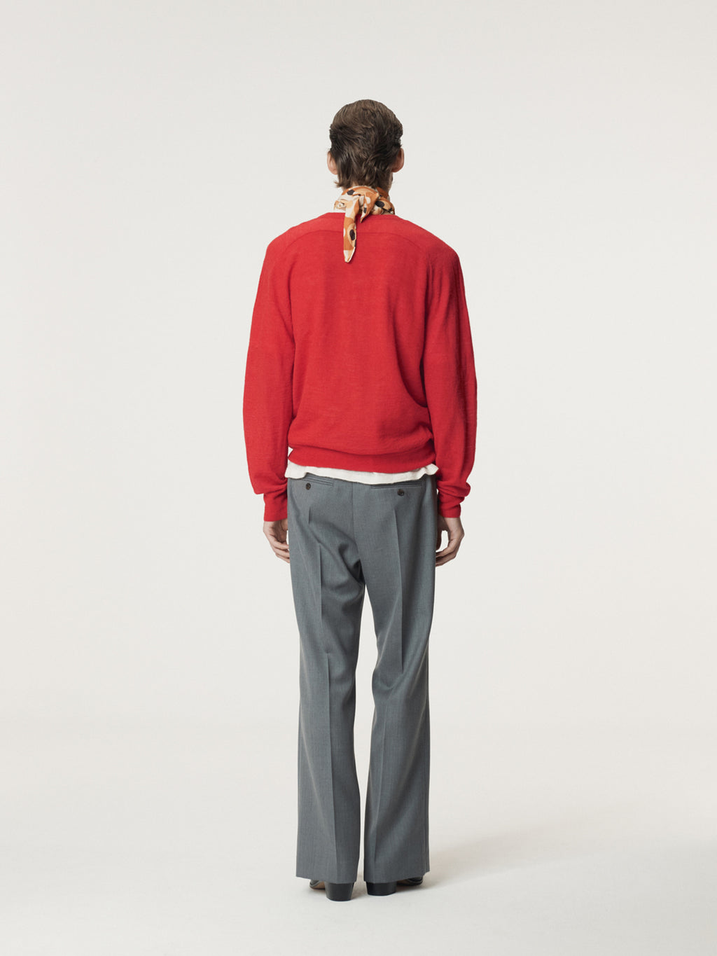 Recto - Rc Sheer Knit Top (Scarlet Red) product image 3 | TRAB K-Fashion Australia