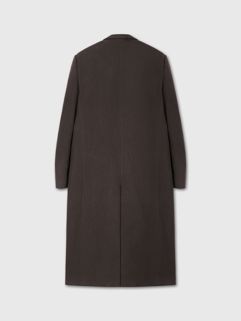 Tonywack - Wool And Cashmere Tailored Coat (Deep Brown) product image 10 | TRAB K-Fashion Australia