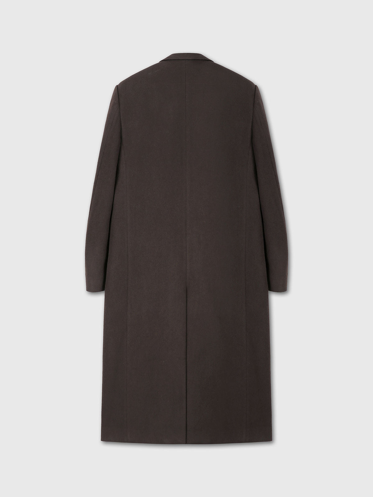 Tonywack - Wool And Cashmere Tailored Coat (Deep Brown) product image 10 | TRAB K-Fashion Australia