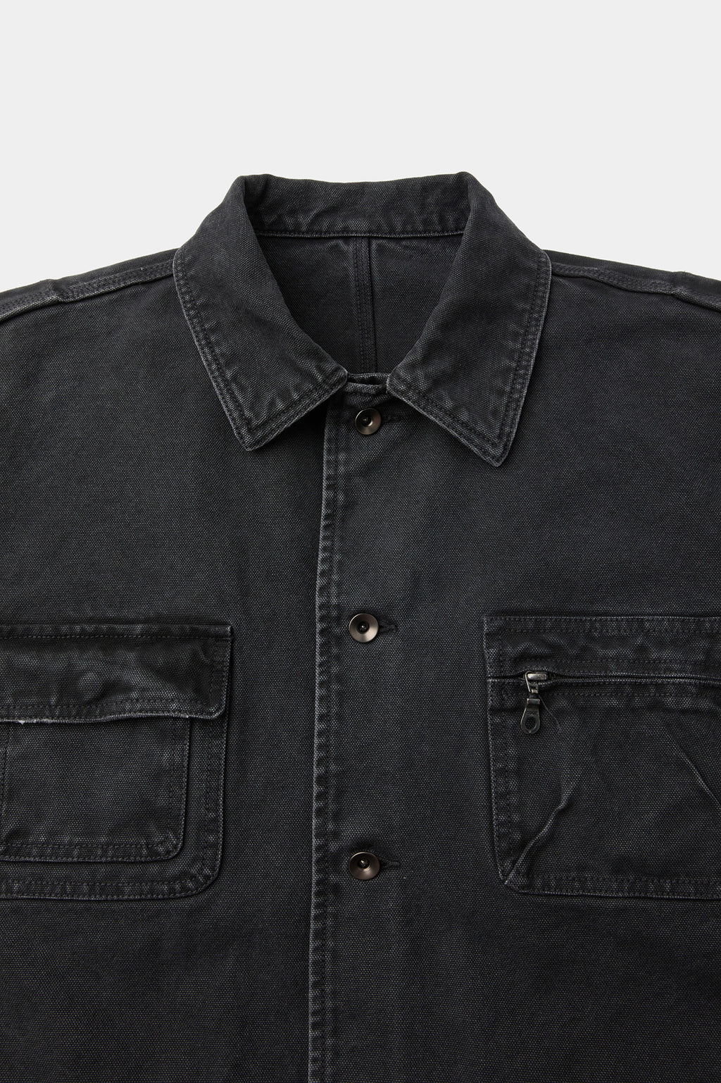 Coor - Over Dyed Coverall Jacket (Washed Charcoal) product image 5 | TRAB K-Fashion Australia
