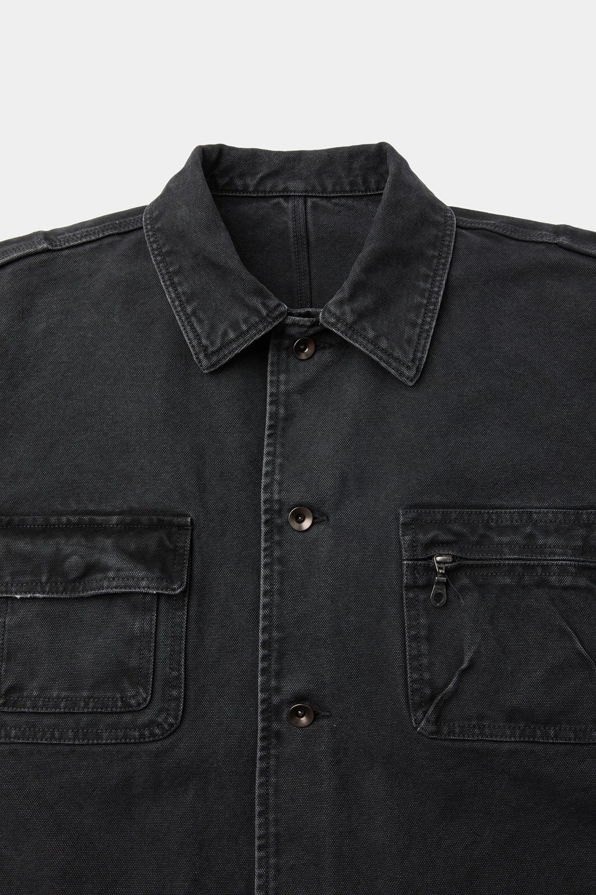 Coor - Over Dyed Coverall Jacket (Washed Charcoal) product image 5 | TRAB K-Fashion Australia