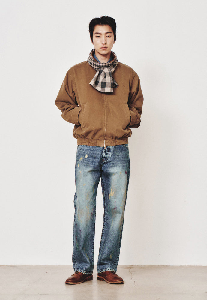 Art if acts - Washed Leather Collar Jacket (Tobacco) product image 5 | TRAB K-Fashion Australia