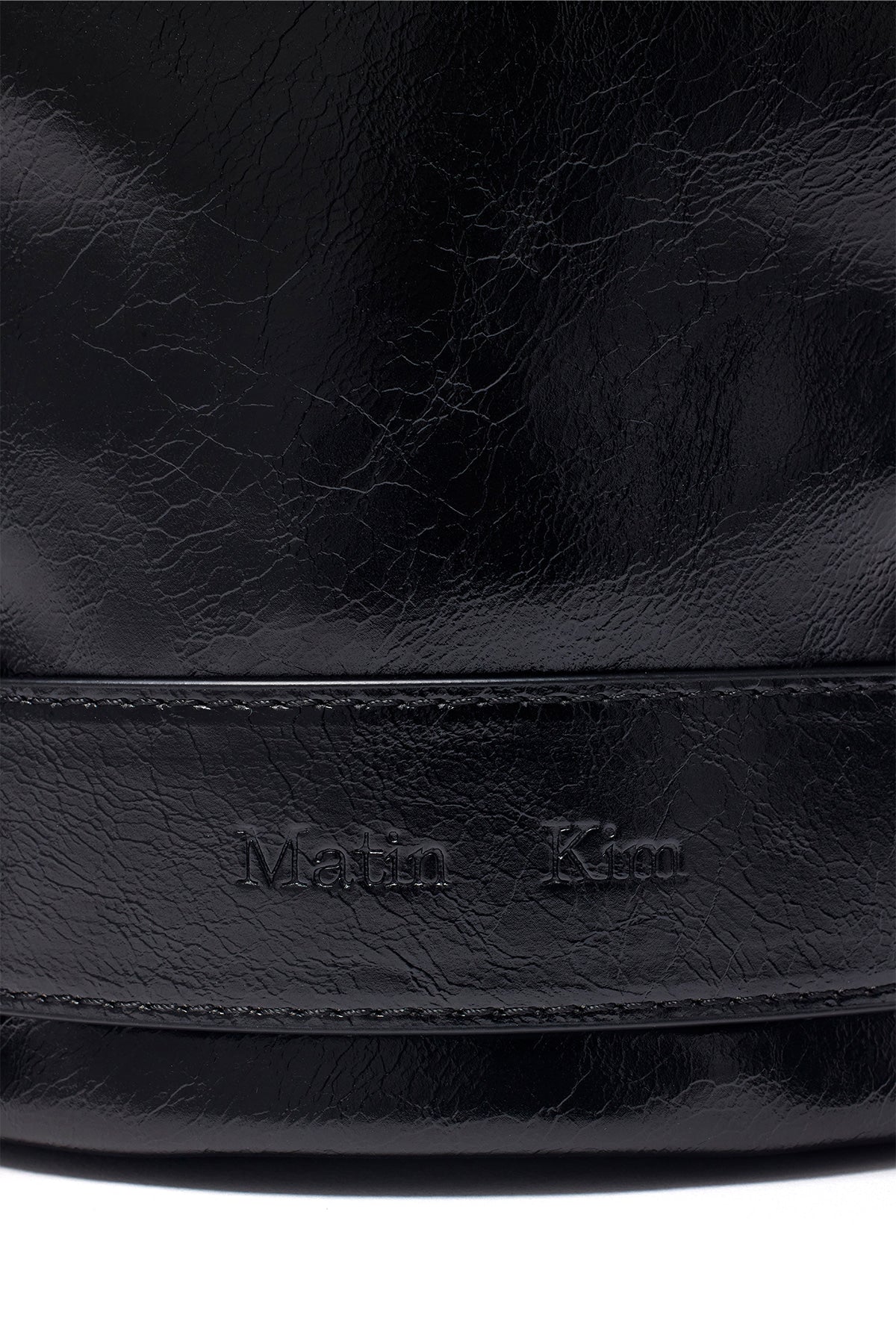 Matin Kim - Belted Mini Bucket Bag (Black) product image 3 | TRAB K-Fashion Australia