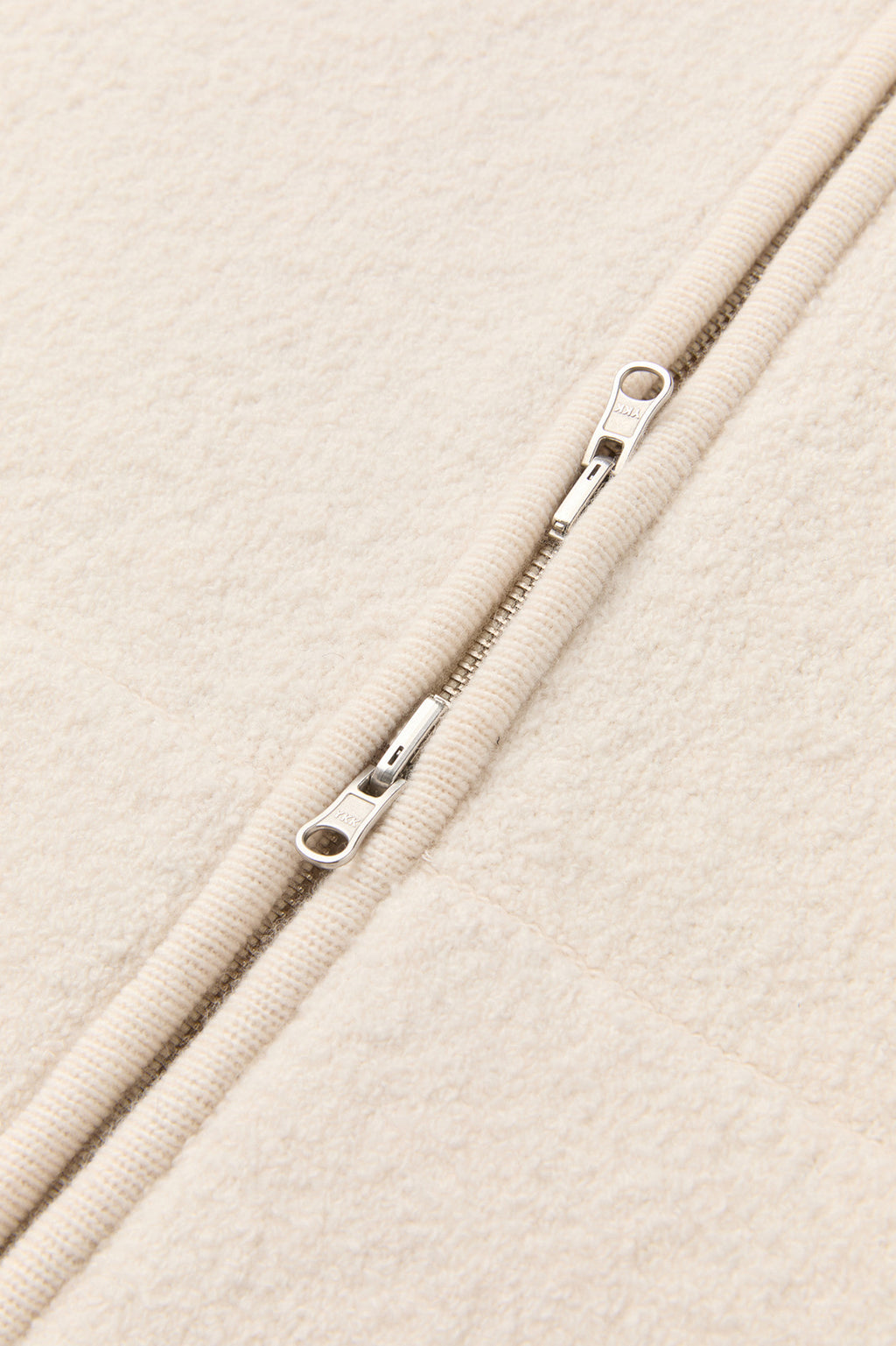 Coor - Reversible Boucle Knit Hooded Zip-Up (Ivory) product image 8 | TRAB K-Fashion Australia