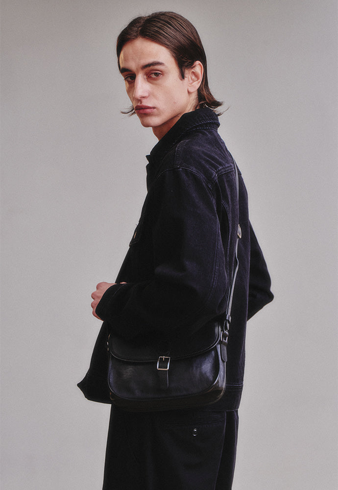 Art if acts - Cartridge Leather Bag (Black) product image 3 | TRAB K-Fashion Australia