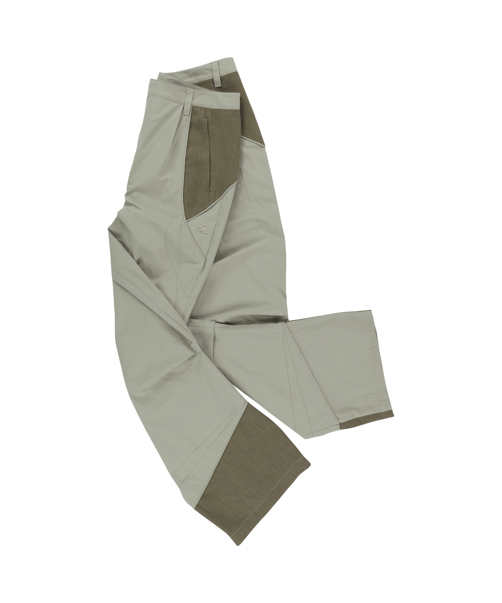 San San Gear - Linen Block Pants (Beige) product image 7 | TRAB K-Fashion Australia