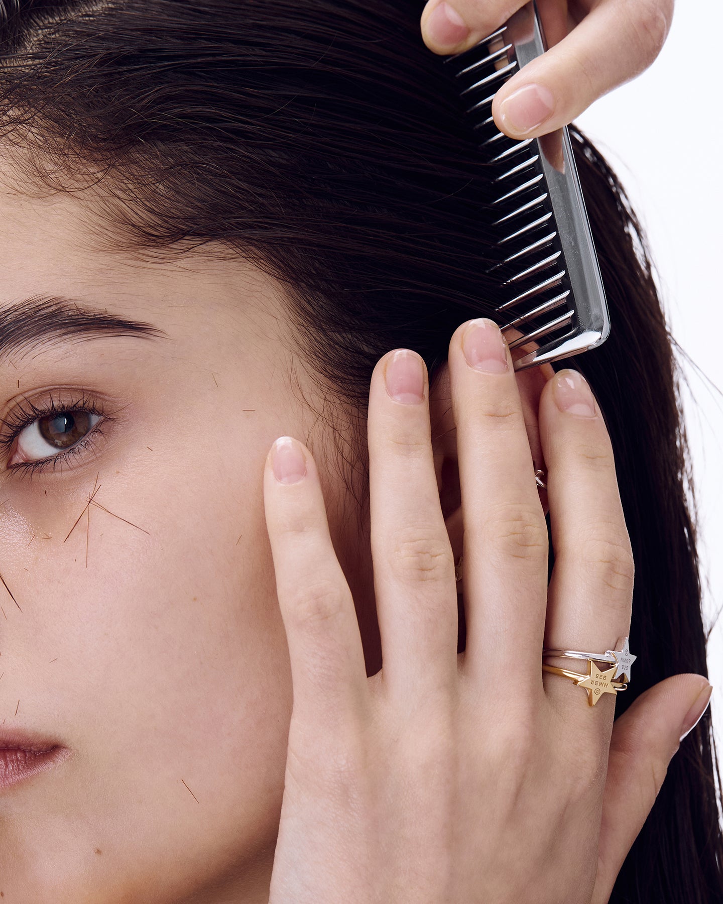 Numbering - Logo Engraved Star Ring #7411 product image 1 | TRAB K-Fashion Australia