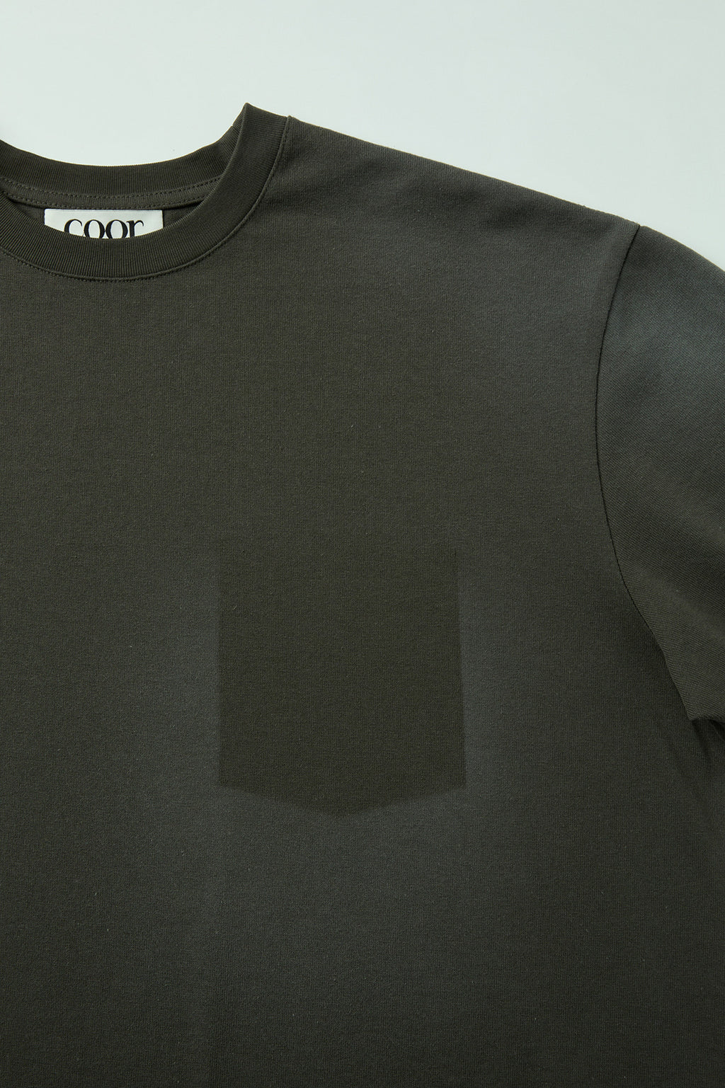 Coor - Spray Washed Pocket Point T-Shirt (Olive Khaki) product image 6 | TRAB K-Fashion Australia