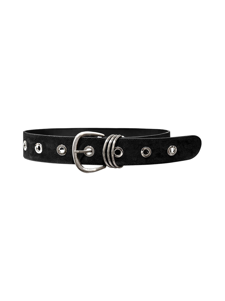 Margarin Fingers - Wide Eyelet Belt (Black) product image 2 | TRAB K-Fashion Australia