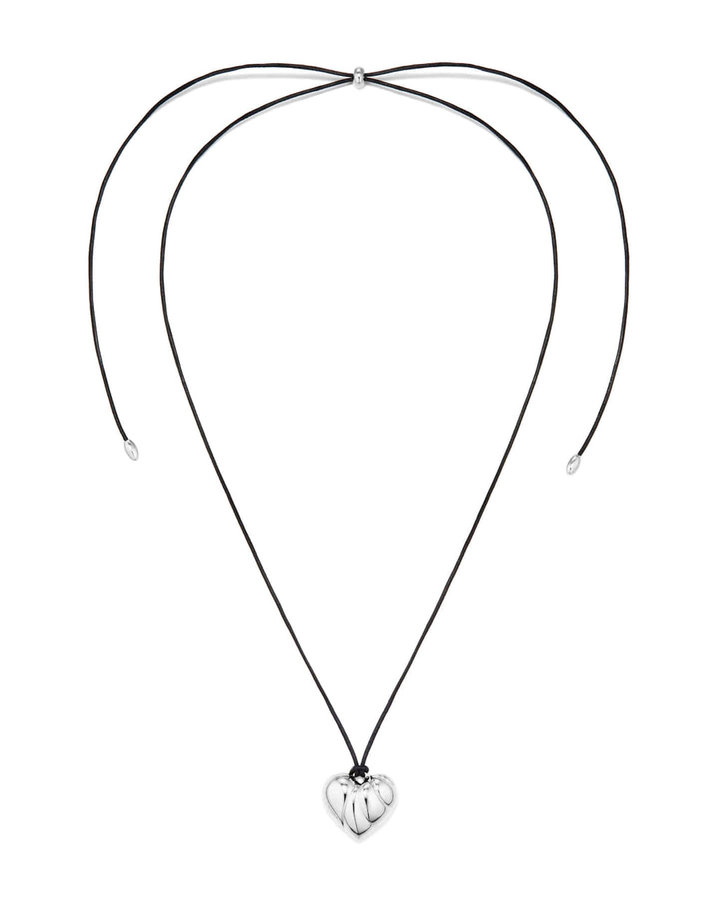 Numbering - Wavy Heart Leather Cord Necklace #5766 product image 6 | TRAB K-Fashion Australia