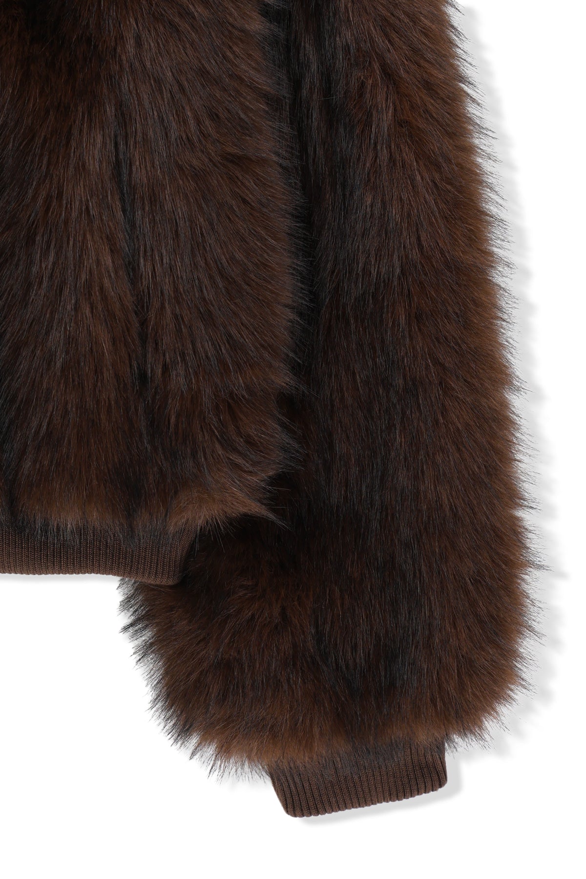 Matin Kim - Tab Detail Fur Jumper (Brown) product image 4 | TRAB K-Fashion Australia