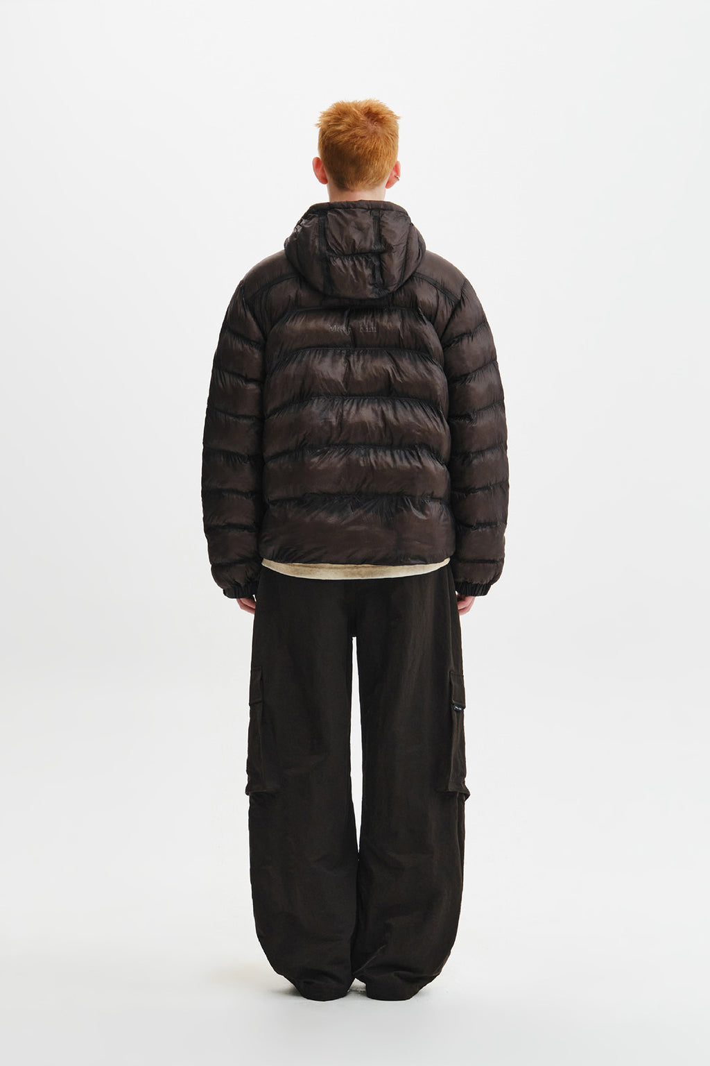 Matin Kim - Cloud Shell Hoody Padding Jumper (Charcoal) product image 8 | TRAB K-Fashion Australia