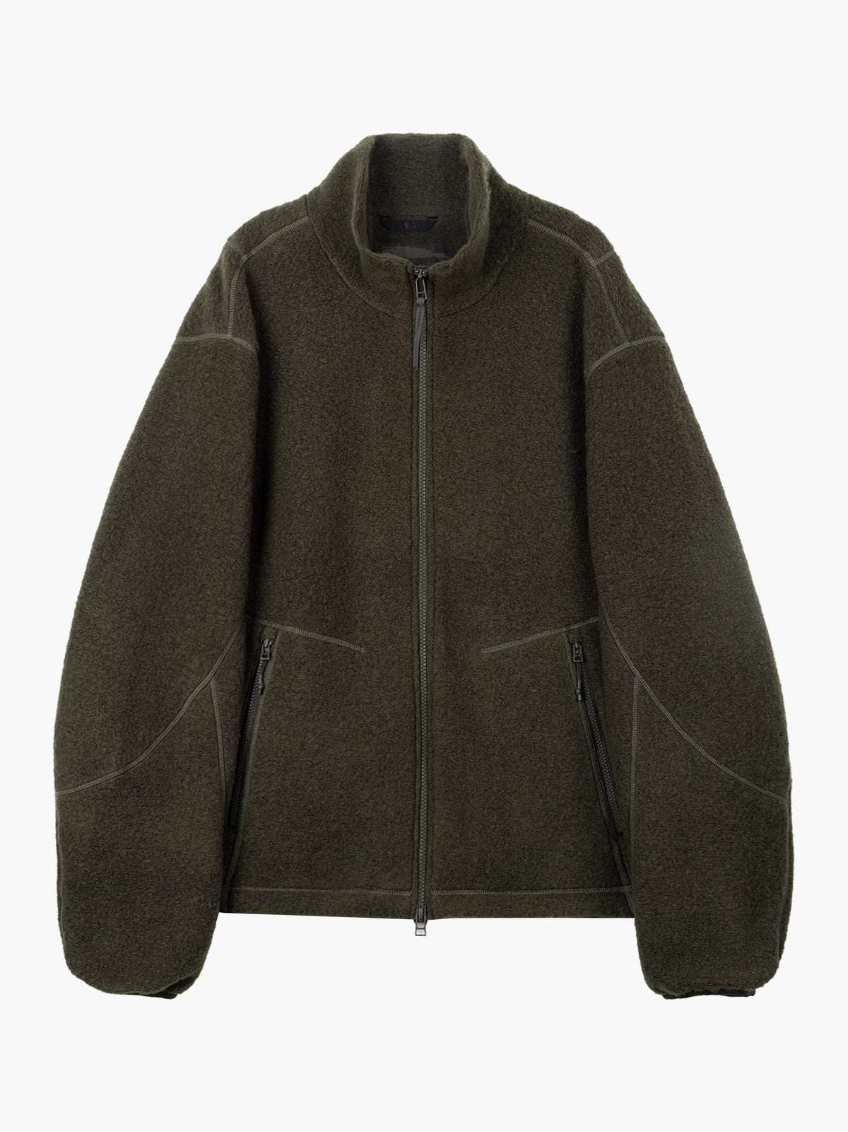 Jiyong Kim - Fleece Jacket (Green) product image 7 | TRAB K-Fashion Australia