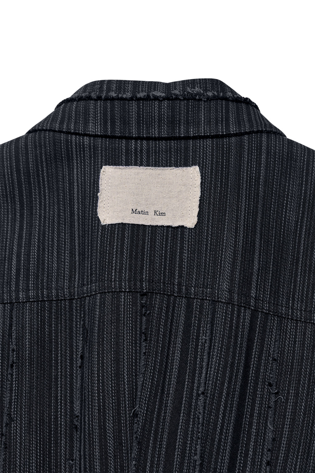 Matin Kim - Cut Out Slim Zip Up Jumper (Charcoal) product image 5 | TRAB K-Fashion Australia