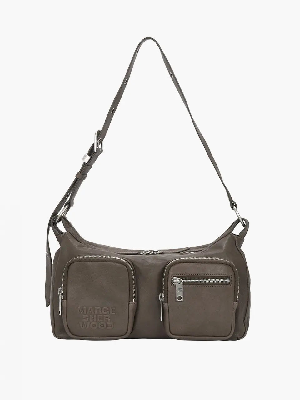 Marge Sherwood - Outpocket Hobo (Taupe Washed Nappa) product image 5 | TRAB K-Fashion Australia