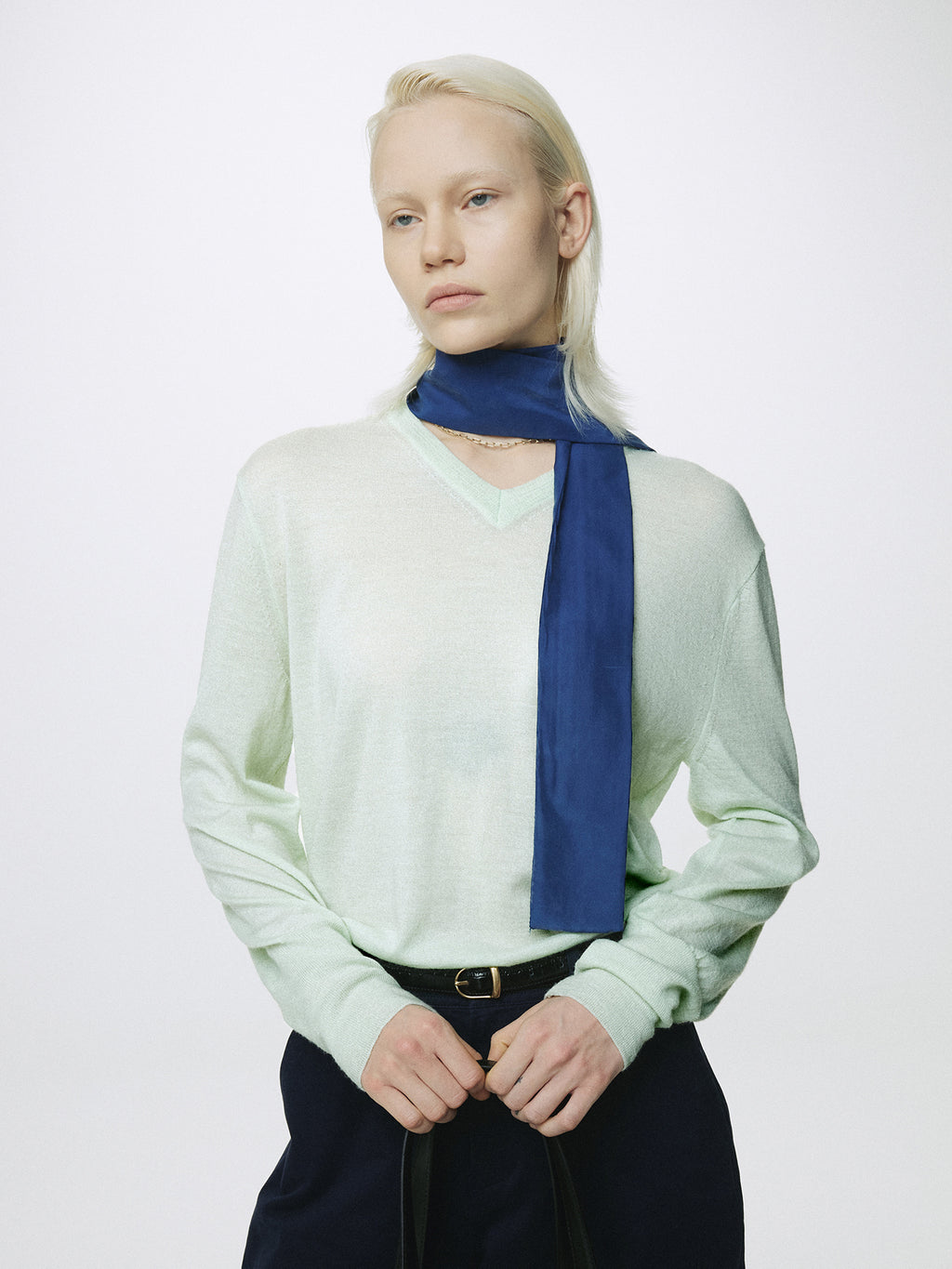 Tonywack - Curved Cotton Chino Pants (Navy) product image 6 | TRAB K-Fashion Australia