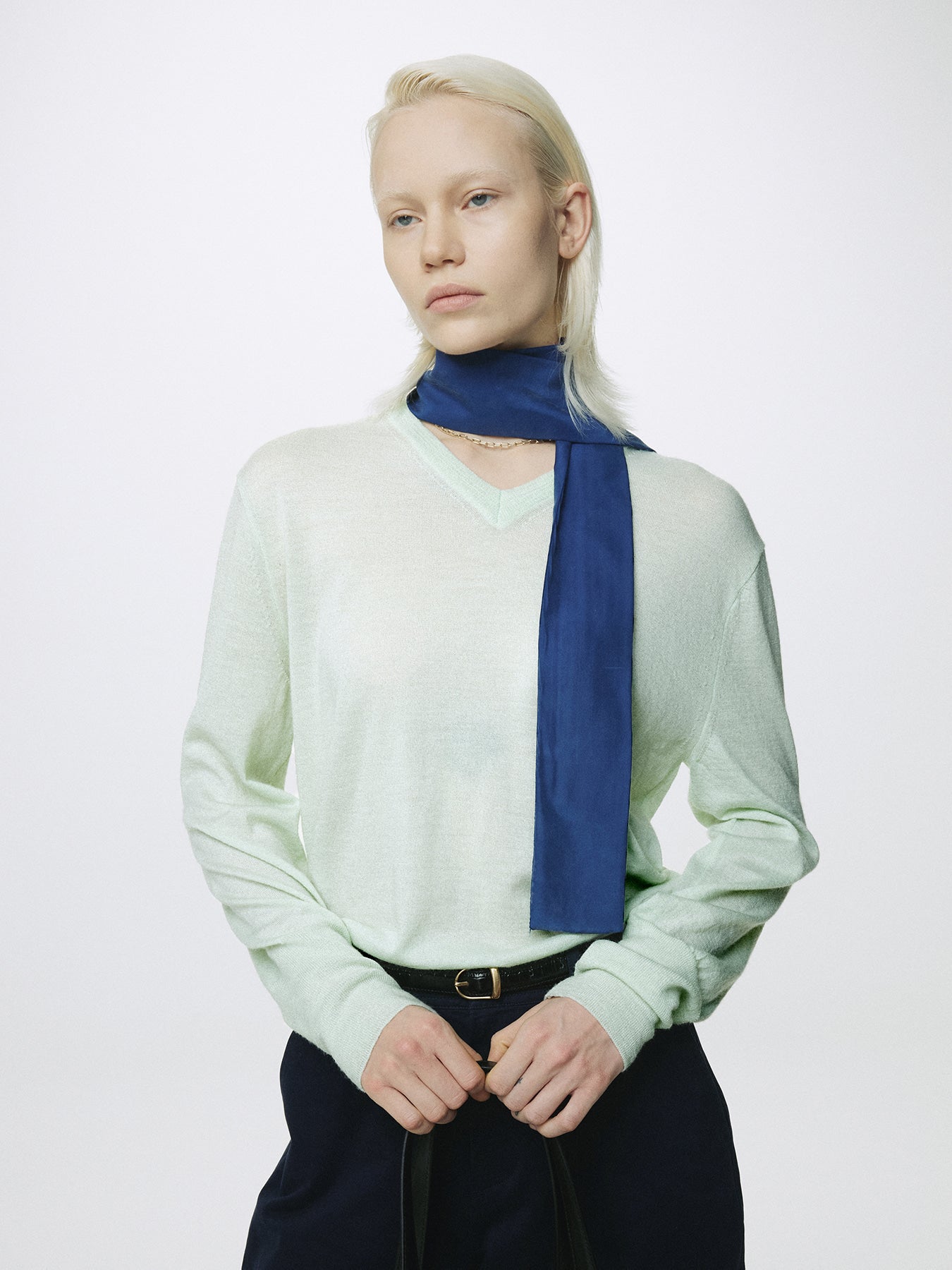 Tonywack - Curved Cotton Chino Pants (Navy) product image 6 | TRAB K-Fashion Australia