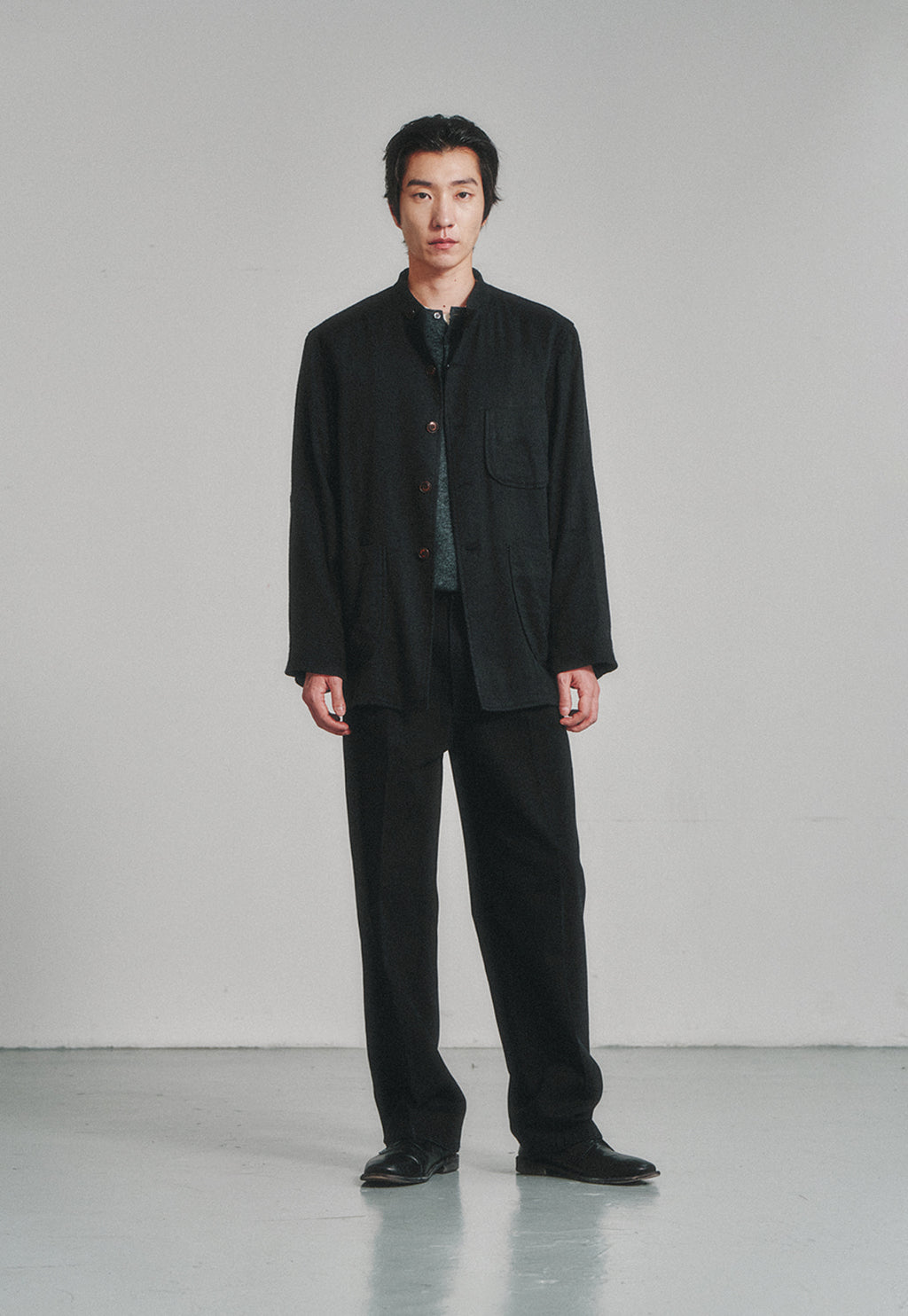 Art if acts - Silk French Forestiere Jacket (Black) product image 2 | TRAB K-Fashion Australia