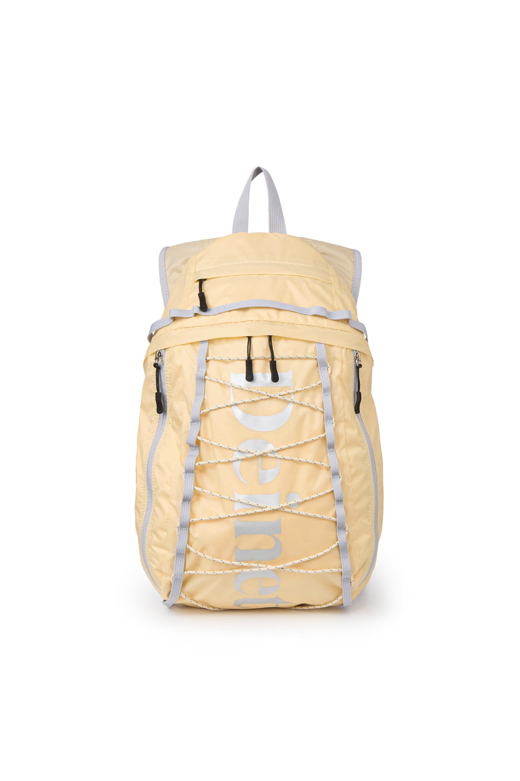 Deinet - Nylon Essential Logo Backpack (Light Yellow) product image 1 | TRAB K-Fashion Australia