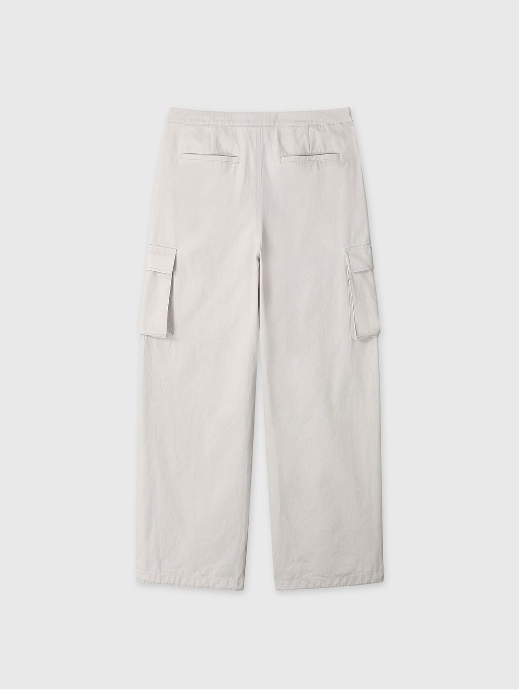 Tonywack - Cotton Drawstring Cargo Trousers (Ivory) product image 11 | TRAB K-Fashion Australia