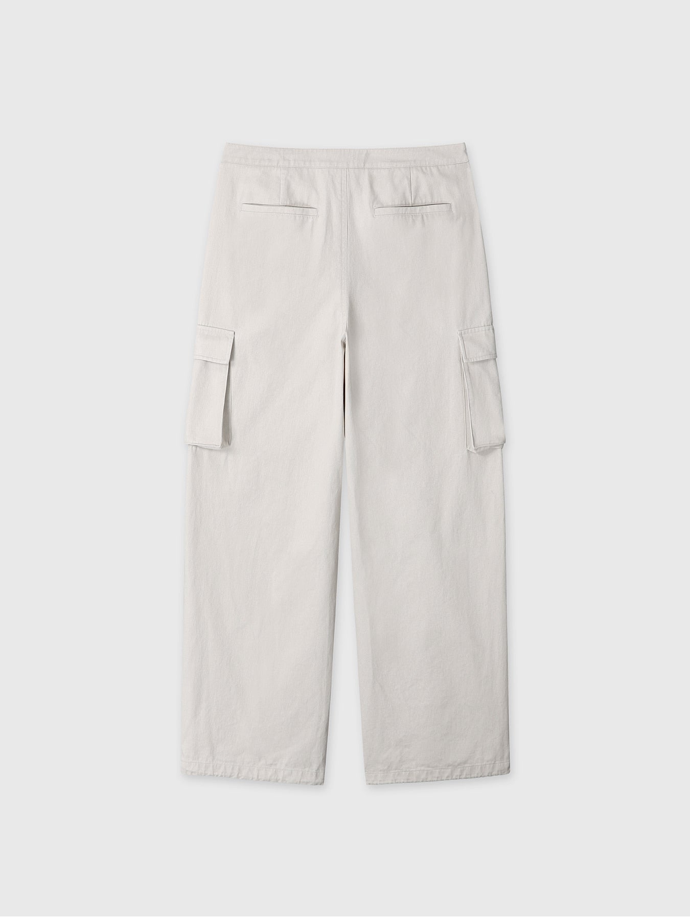 Tonywack - Cotton Drawstring Cargo Trousers (Ivory) product image 11 | TRAB K-Fashion Australia