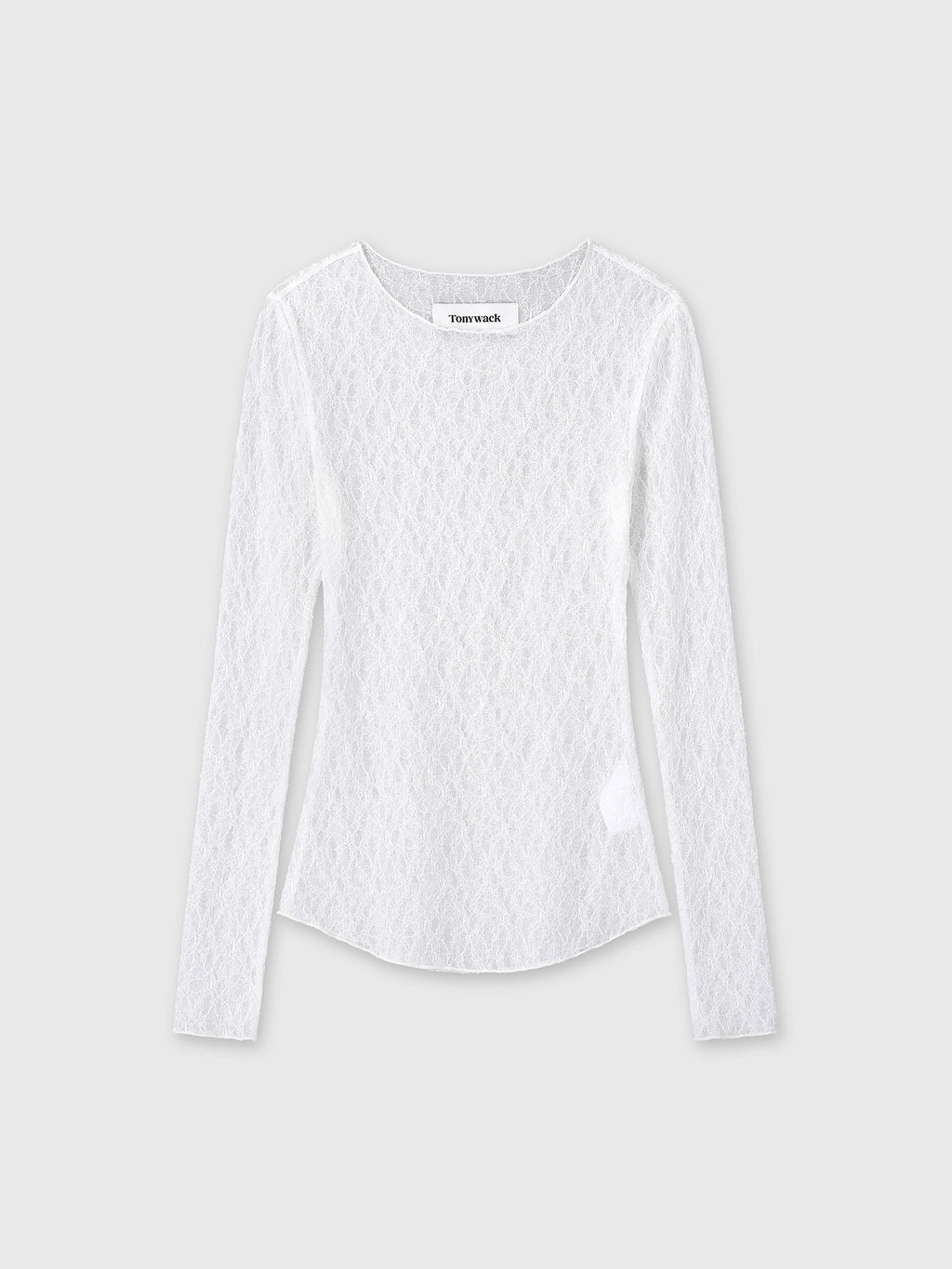 Tonywack - Lace Long Sleeve Top (Off White) product image 7 | TRAB K-Fashion Australia