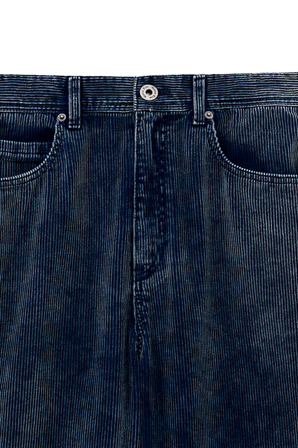 Matin Kim - Wased Corduroy Pants (Blue) product image 4 | TRAB K-Fashion Australia