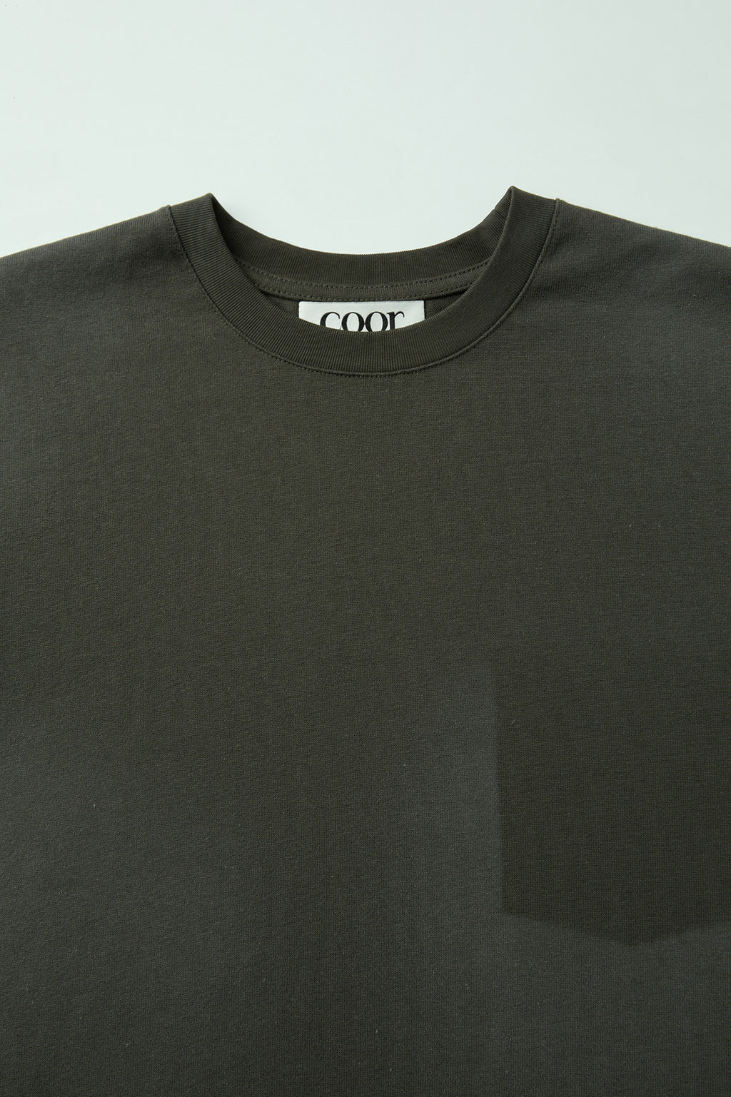 Coor - Spray Washed Pocket Point T-Shirt (Olive Khaki) product image 5 | TRAB K-Fashion Australia