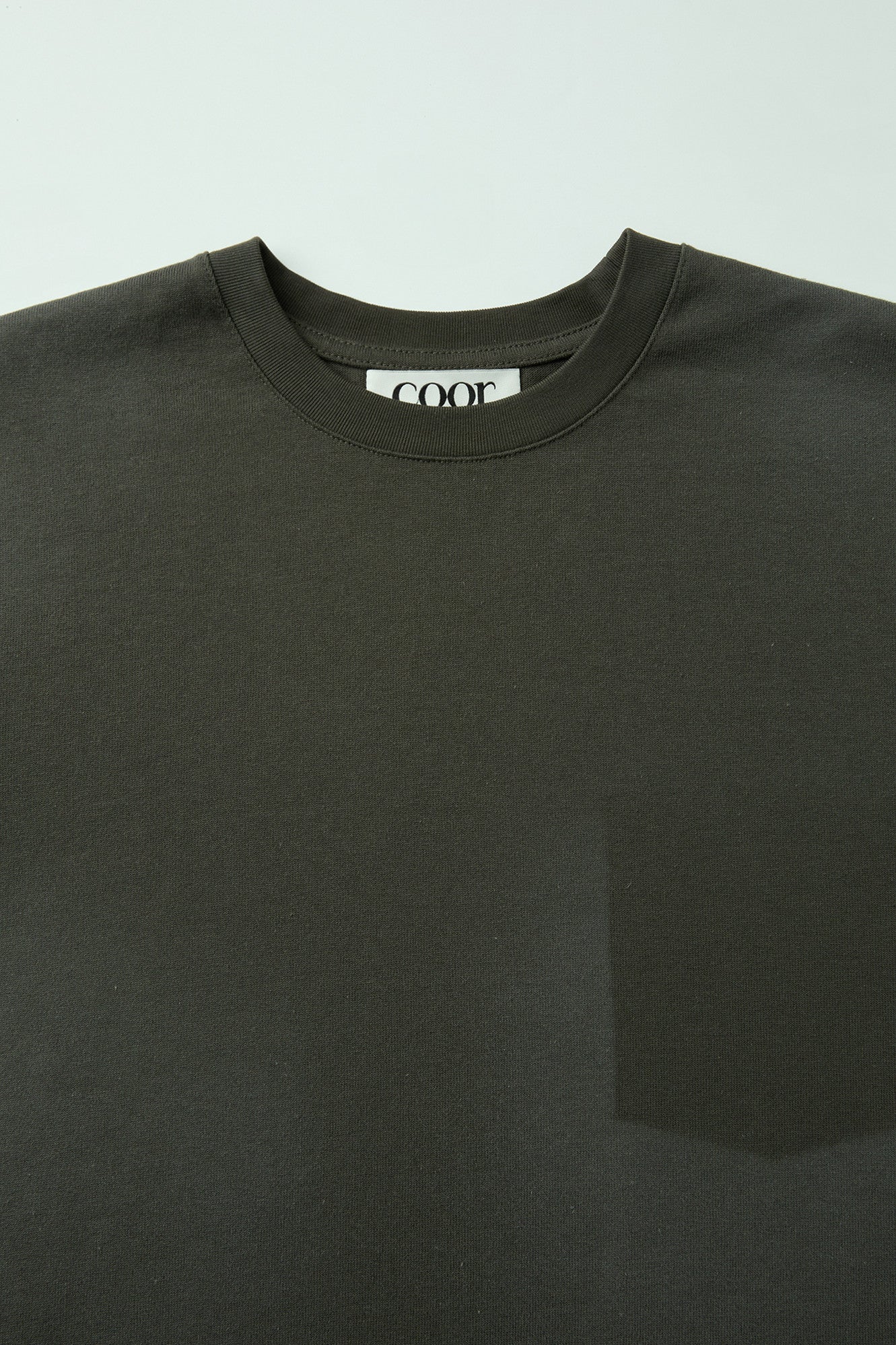 Coor - Spray Washed Pocket Point T-Shirt (Olive Khaki) product image 5 | TRAB K-Fashion Australia